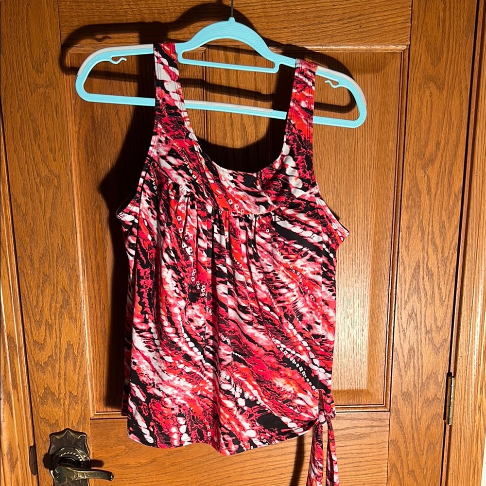 Vibrant color Swim top